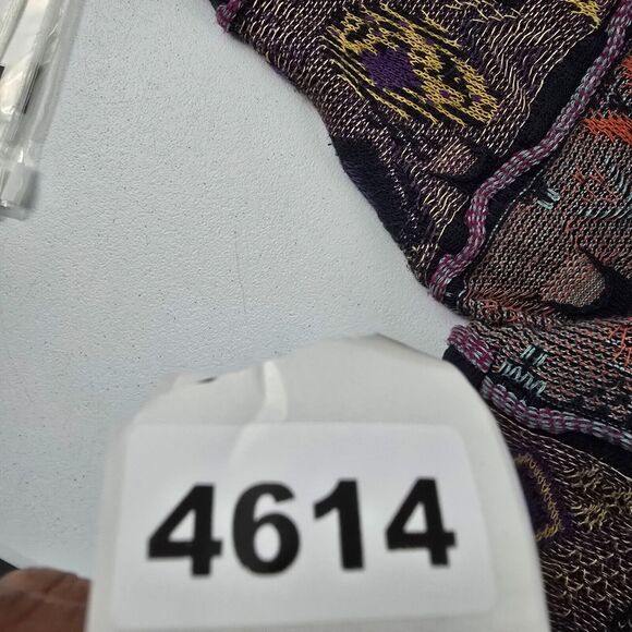 Cotton Traders Vintage Coogi Style 3D Knit Sweater Multicolor Abstract Men's L - Picture 10 of 10